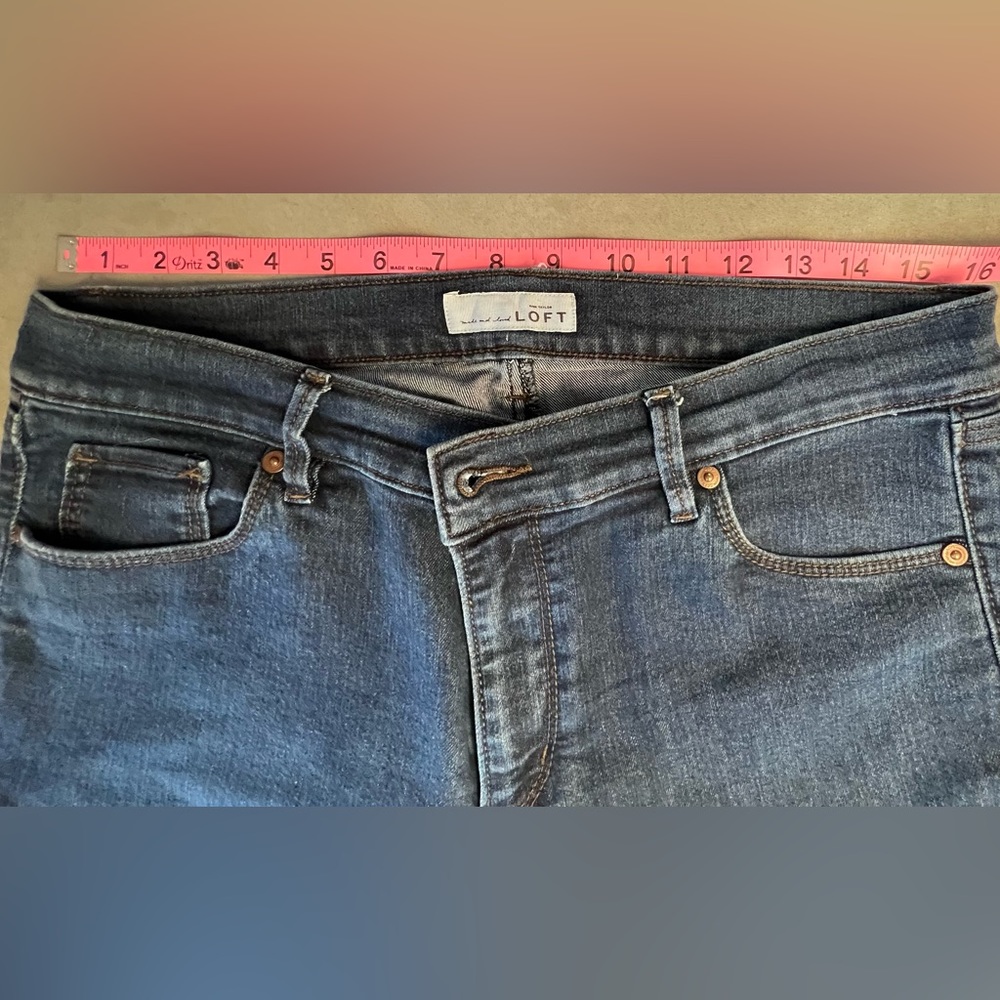 Loft Modern Straight Jeans Size 31/12